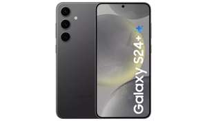 SIM Free Samsung Galaxy S24+ 5G 12GB/256GB AI Mobile Phone Black + 10x Nectar points + VOXI sim + trade in with code - Free C&C