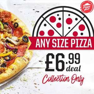 Any Pizza, Any Size, Collection Only (Selected Stores) £6.99 @ Pizza Hut