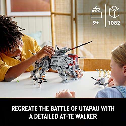 LEGO Star Wars AT-TE Walker 75337 Poseable Toy, Revenge of the