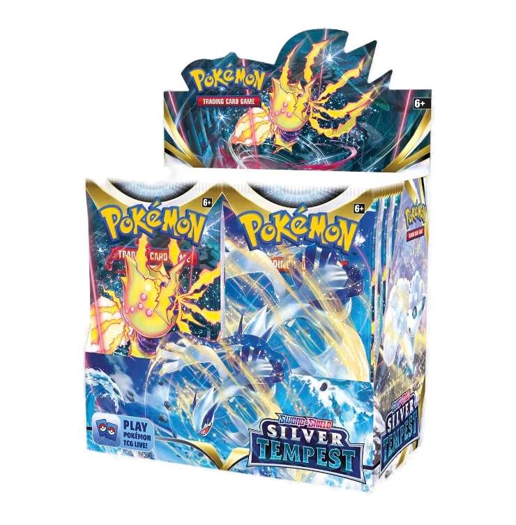 Pokemon Sword and Shield Silver Tempest Booster Box £103.95 delivered with code @ Chaos Cards