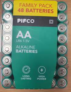 PIFCO 48 x AA alkaline batteries instore Barnsley