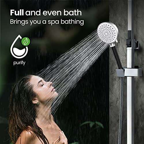 Newentor Ionic Shower Head and Hose, Contains 6 Sprays with Replaceable Filter Beads £17.10 @ Dispatches from Amazon Sold by ZHUJINZHI LTD