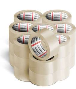 24 Rolls Of Merrimen Strong Heavy Duty Roll Pack Clear Packaging Tape - £18.99 sold by Fidum Group @ Amazon