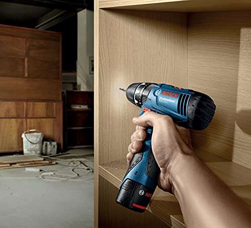 Bosch GSB 120-LI 12V Professional Combi Drill with 2 x 1.5 Ah Batteries, Charger and Carry Case - £67.99 @ Amazon