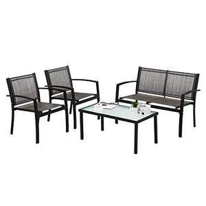 IntimaTe WM Heart Outdoor Furniture Sets with Table and Chairs - £153.86 - @ Amazon
