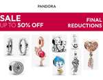 Up to 50% off the Jewellery Sale + Extra 10% Off With Code For My Pandora Members + Free Click and collect @ Pandora