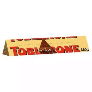 Toblerone Milk Chocolate Large Bar + get £1.50 in your Cashpot