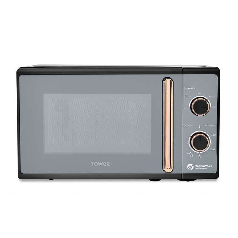 Tower Grey Cavaletto 20L Manual 800W Microwave w/Code (New Customers)