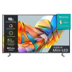 Hisense 65 Inch ULED Mini-LED TV 65U6KQTUK - Quantum Dot Colour, Dolby Vision IQ, VIDAA Smart TV (2023 New Model)