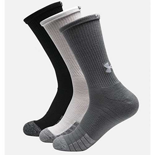 Under Armour Unisex Heatgear Crew 3pk Long Sports Socks Compression Socks (Pack Of 3) - £7.99 @ Amazon