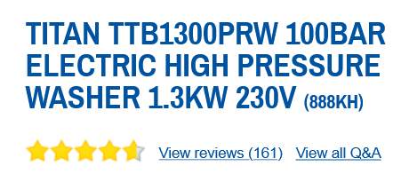 TITAN TTB1300PRW 100BAR Electric High 