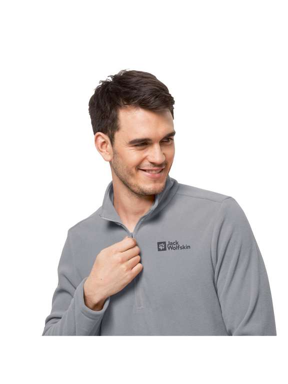 Jack Wolfskin Taunus 1/2 Zip - Grey - £12.50 + £3 Click and Collect fee @ Very