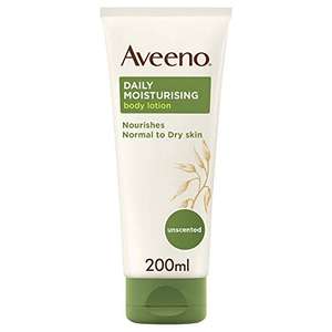 Aveeno Daily Moisturing Lotion Normal to Dry Skin 200ml - £3.75 @ Amazon