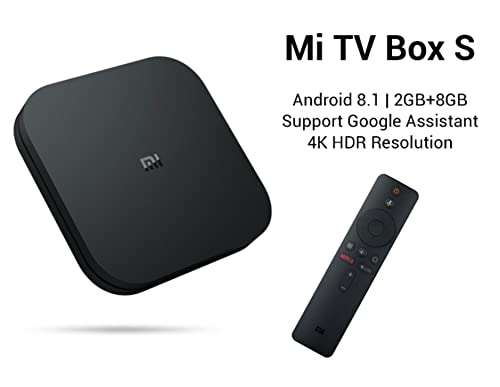 Xiaomi Mi Box S 8 GB Media Player 4K Ultra HD Android Tv Streaming