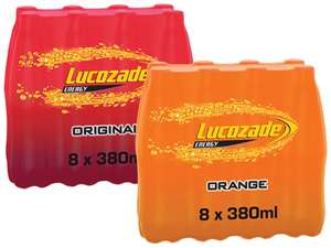 8pk Lucozade Energy Original / Orange - £2.99 @ Farmfoods