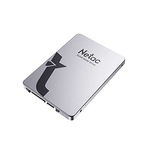 512GB - Netac SSD 2.5” SATA III (6Gb/s) 7mm (up to 560/510 MB/s) 3D NAND - £20.49 Prime Exclusive - Sold by Netac Official Store @ Amazon