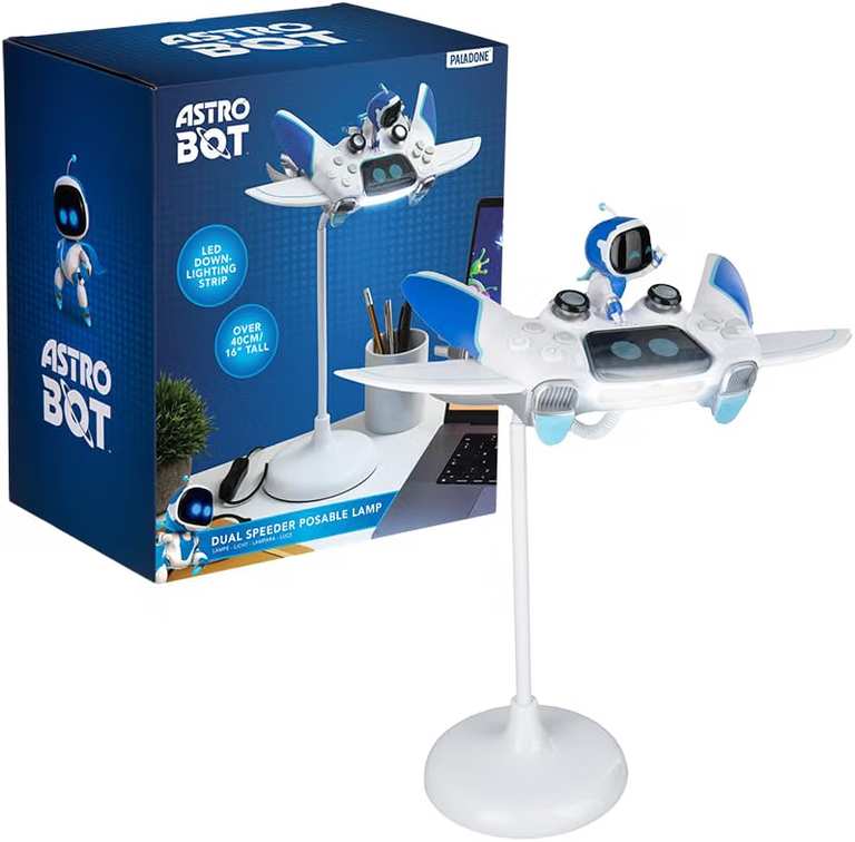 Paladone Astro Bot Dual Speeder Posable LED Desk Light - Free Click & Collect