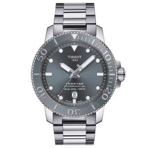 TISSOT Seastar Powermatic 80 Grey & Stainless Steel Men's Watch £493 with code @ Tic Watches