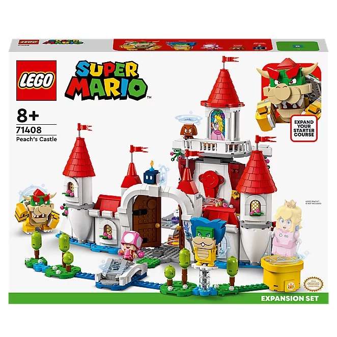 LEGO Super Mario Peach’s Castle Expansion Set 71408 - £86.25 at checkout, with click & collect @ George (Asda)