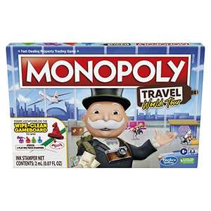 Hasbro Gaming Monopoly Travel World Tour Board Game - £9.99 @ Amazon