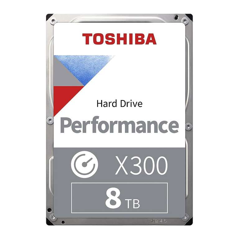 Toshiba X300 8TB Performance HDD/Hard Drive 7200rpm, 256MB Buffer, 4.17ms, OEM