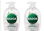 2 x Radox Care & Moisture Antibacterial Handwash 250ml + Free Click & Collect (Limited Stores)