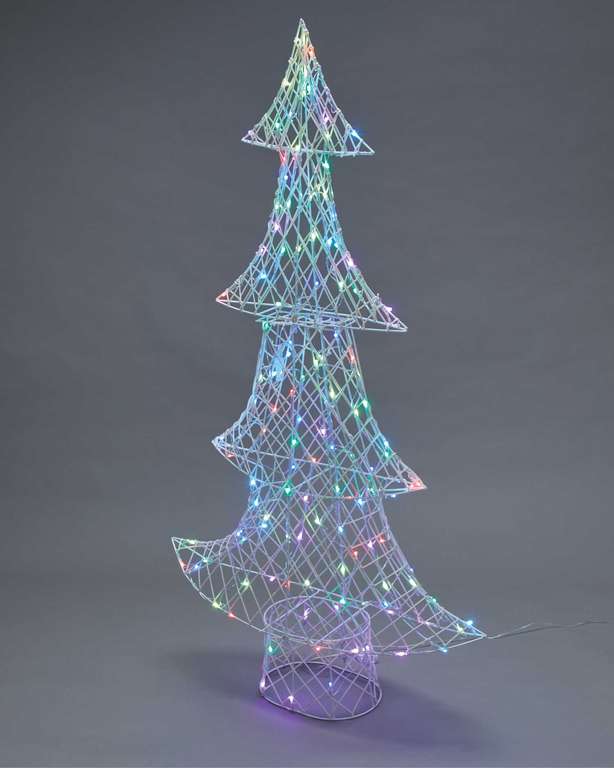 Colour Changeable Christmas Tree 1.5m £9.99 +£9.95 delivery @ Aldi