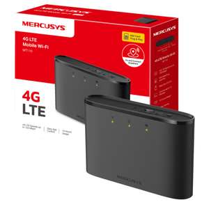 Mercusys 4G dongle Cat4 LTE Travel Mobile Mi-Fi Hotspot, Connects Up to 10 Devices, Easy Management via tpMiFi App (MT110)