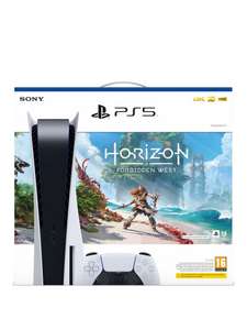 Sony PlayStation 5 Disc Console & Horizon Forbidden West £503.99 @Very