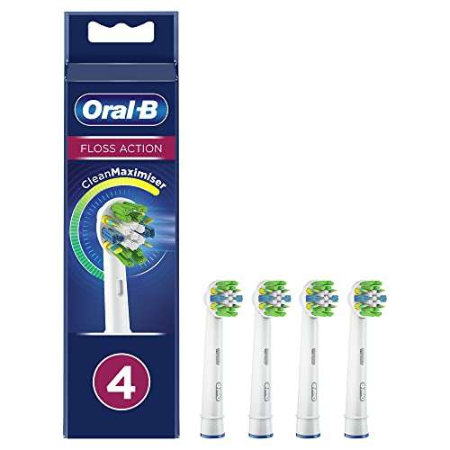 Oral-B Floss Action Electric Toothbrush Head, pack of 4 - £11.90 / £11.31 S&S @ Amazon