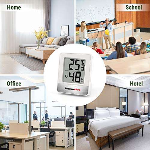 ThermoPro TP49 Digital Room Thermometer Indoor Hygrometer £6.62 (15% voucher) Sold by ThermoPro UK & Fulfilled by Amazon