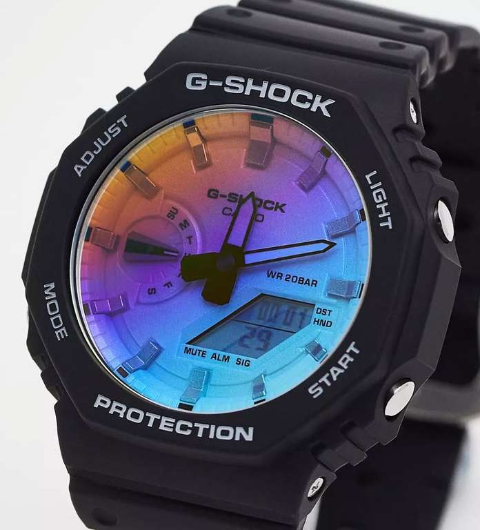 Casio G-Shock GA-2100 iridescent series watch in black £84 @ ASOS