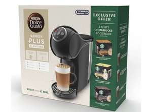Dolce Gusto Genio S Plus Coffee Machine by De’Longhi + Starbucks Coffee Bundle - £55.97 @ Currys