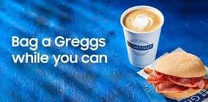 FREE Regular Hot Drink + Breakfast Roll Greggs - When You Make 10 Payments Using Samsung Pay (Selected Accounts)