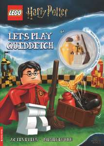 LEGO Harry Potter: Let's Play Quidditch Activity Book with Cedric Diggory minifigure (2 for £7)
