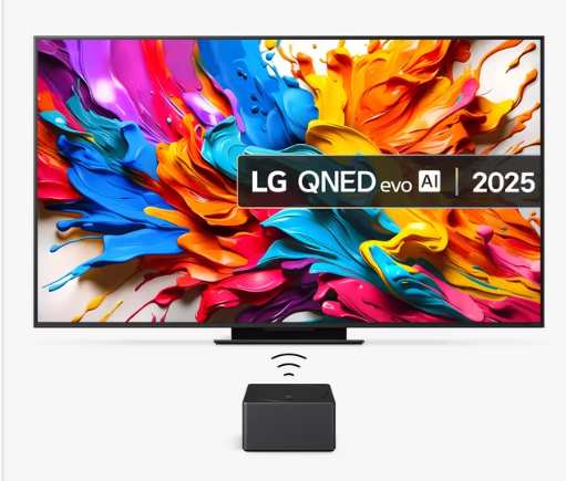 LG 75QNED9MA6B (2025) QNED evo Mini LED TV, 75" or 85 " £1759.20, Dolby Atmos & Zero Connect Box - 5 Yr Warranty, Free Wall Mount With Code