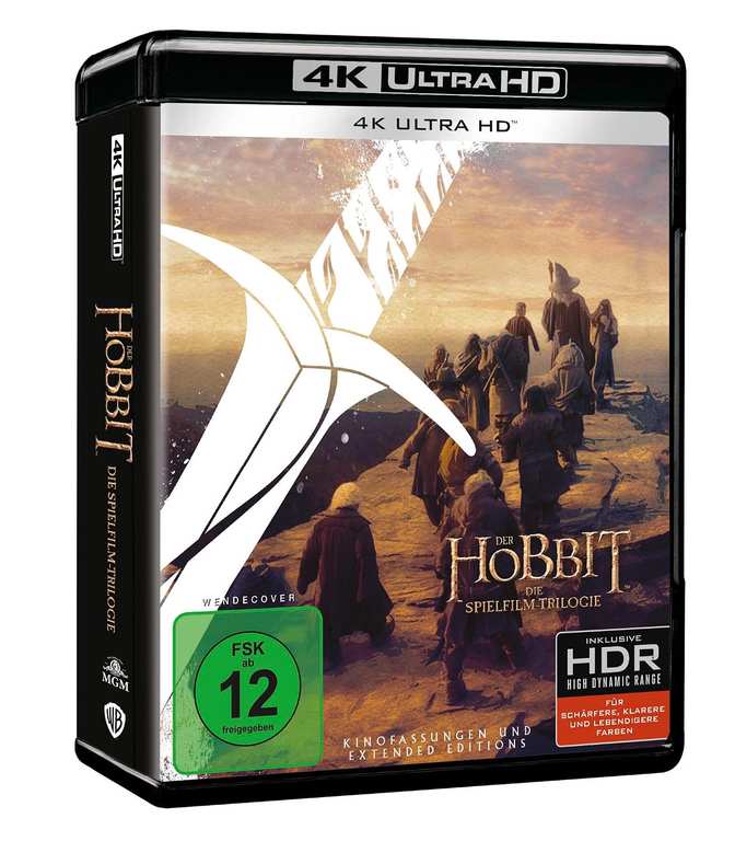The Hobbit: Motion Picture Trilogy 4K UHD, Theatrical & Extended Editions
