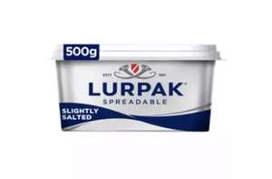 Lurpak Slightly Salted Spreadable 500g £3.50 at Asda