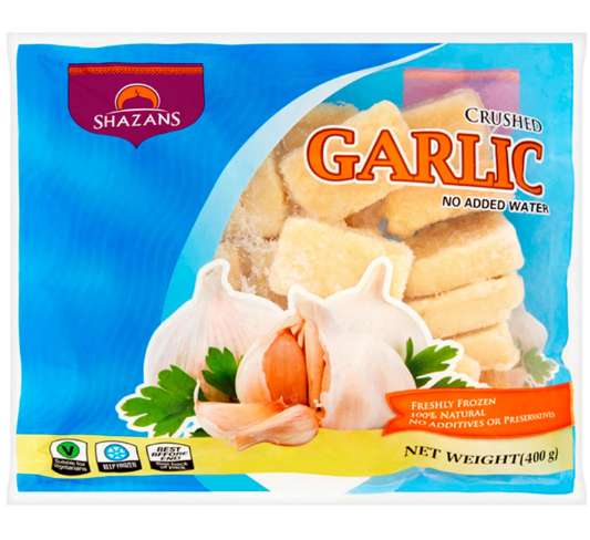 Shazans crushed garlic and ginger 400g 49p each at Farmfoods Hartlepool