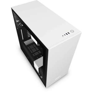 NZXT H710 - ATX Mid Tower PC Gaming Case: Front I/O USB C Port, Quick-Release Tempered Glass Side Panel, White/Black £76.38 @ Amazon
