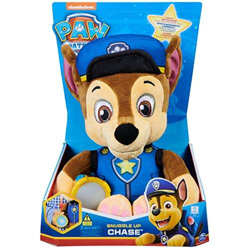 PAW Patrol, Snuggle Up Chase Plush with Torch and Sounds - £7.20 @ Amazon