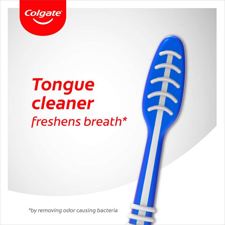 Colgate Extra Clean Medium Toothbrush (Assorted) Pack of 3 - w/Voucher