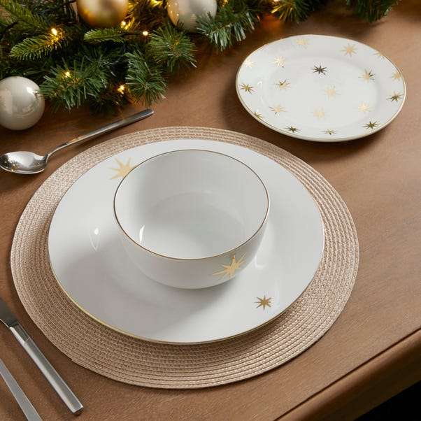 Gold Star 12 Piece Dinner Set now reduced with Free Click and Collect Only