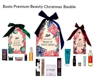 Premium Beauty Christmas Bauble - Beauty Wonders From £18 with Advantage Card /Code or Student discount Plus Free Click and Collect