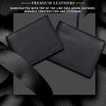 Amazon Brand - Eono Handmade Genuine Leather Slim Cardholder Wallet for Men & Women - Sold by Authorized Leather Goods / FBA