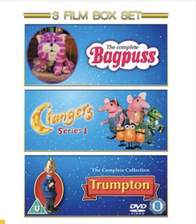 Bagpuss/Clangers/Trumpton DVD (used) £3 with free click and collect @CeX