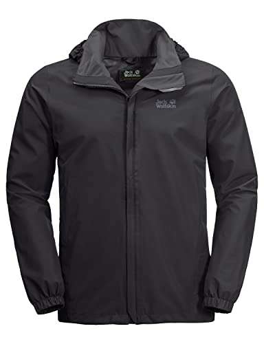 Jack Wolfskin Men's Stormy Point Hardshell Waterproof Jacket - Size L (42" chest) - £40.50 @ Amazon