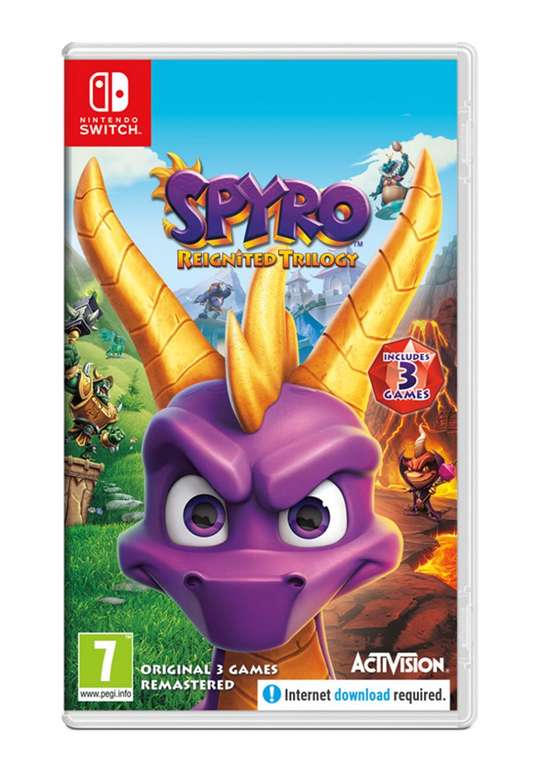 Spyro Reignited Trilogy (Nintendo Switch) - £22.85 @ Simply Games