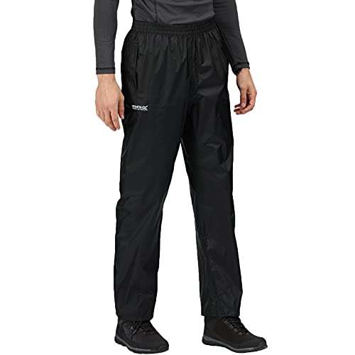 Regatta Mens Pack It Outdoor Waterproof Over Trousers | (XS - 3XL) | (Bayleaf, Black, Navy) - £7.58 @ Amazon