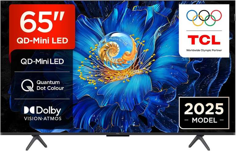 TCL 65C6KS-UK QD-Mini LED 65 Inch TV, 4K HDR Premium, Powered by Google TV With Code (Members) / £479.20 Non Members